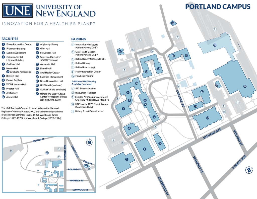 Portland Campus Map