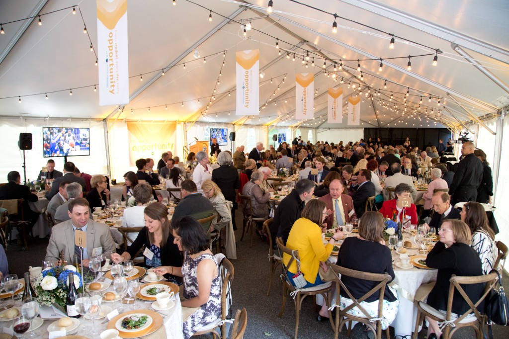 More than 240 alumni, trustees, friends, faculty and staff were celebrated and honored at the annual President’s Gala.