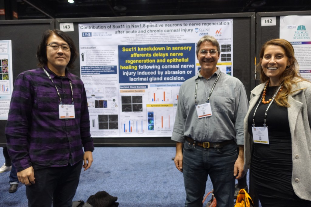 Meng lab members Soon ‘Jun’ Lee, Ian Meng, and Cara Sullivan
