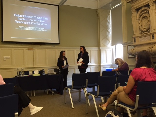 Samantha Shepard and Morgan Mitchell present to an international audience