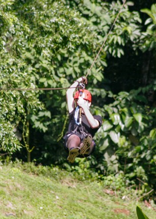 Ziplining in Costa Rica