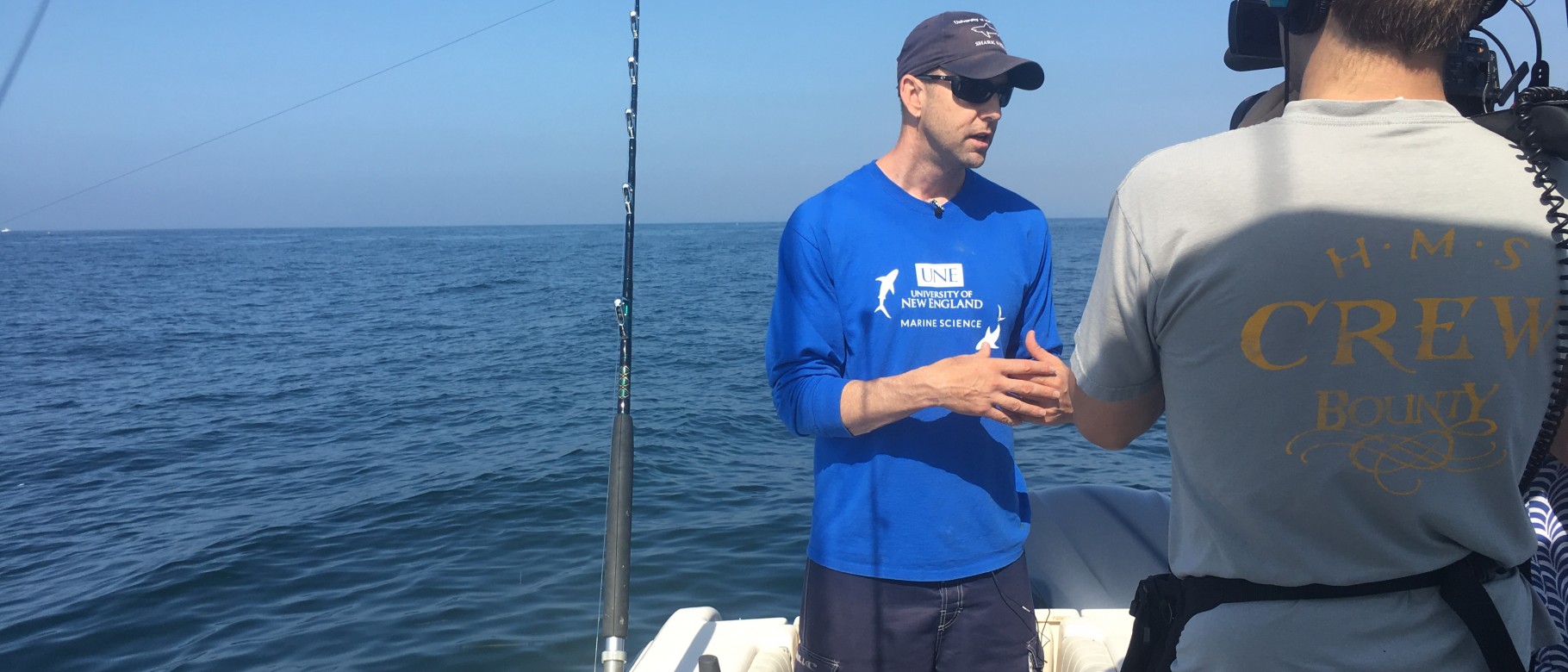 James Sulikowski talks about sharks in the Gulf of Maine