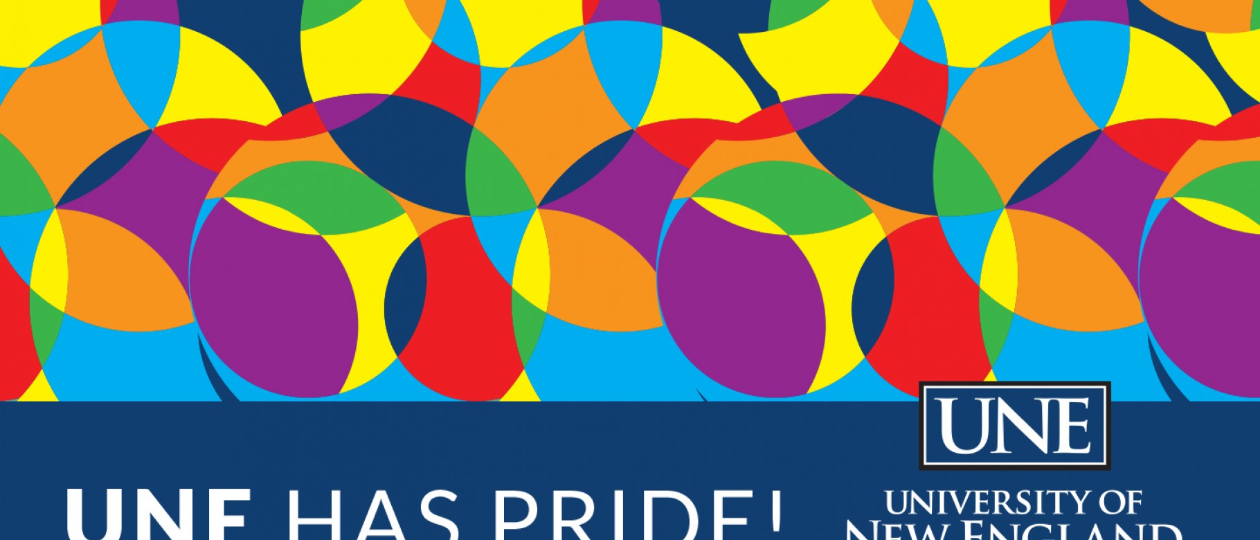 UNE's Pride Portland logo