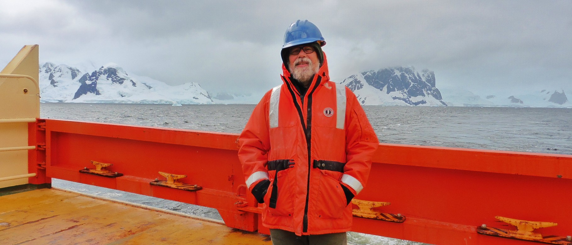 Stephen Zeeman in Antarctica