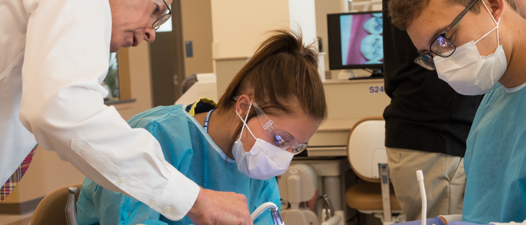 High school students learn from expert faculty dentists at UNE's Dental Careers Exploration Camp