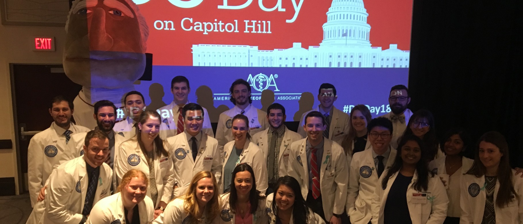 UNE medical students represent College of Osteopathic Medicine in Washington, D.C.