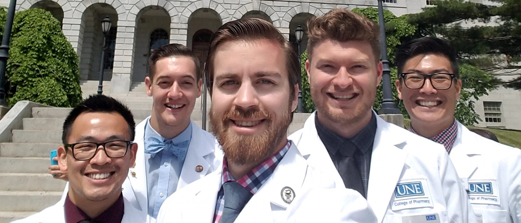 UNE pharmacy students at the State House