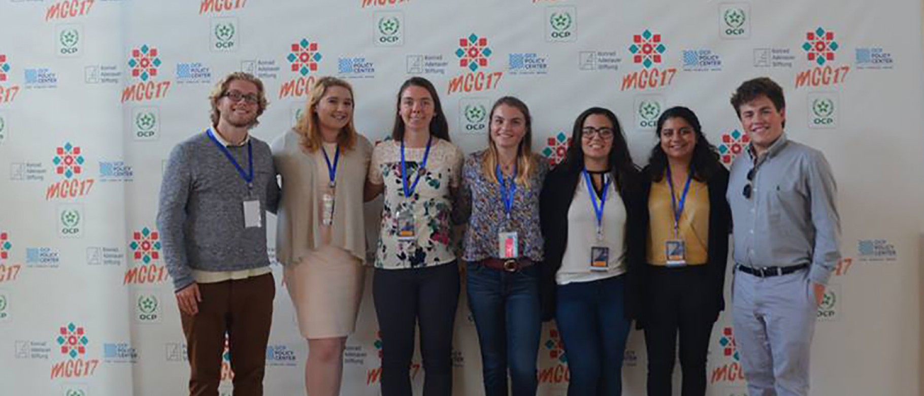 Morocco students at Millennium Campus Conference