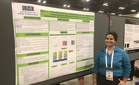 Soliz Perez-Rodriguez (DPT ’16) presents at the 2017 American Physical Therapy Association Combined Sections Meeting 