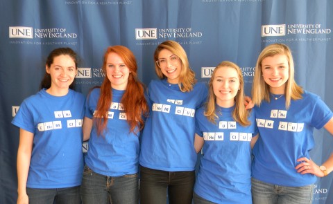 Members of the UNE Chemistry Club at the Maine Science Festival