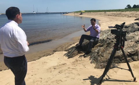 Charles Tilburg was recently interviewed by WGME's Dam Lampariello about climate change in Maine