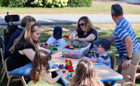 A record number of parents and children attended this year's LEND picnic