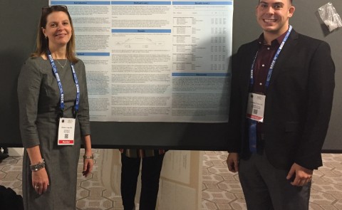 Patricia Long and Ben Katz at the annual meeting of the Association for Behavioral and Cognitive Therapies 