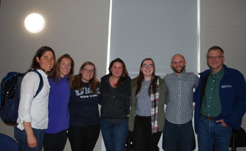 UNE students and faculty attend annual Estuarine Research meeting in New Hampshire.
