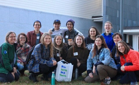 UNE students joined more than 120 students from across Maine to collaborate on action to mitigate the effects of climate change