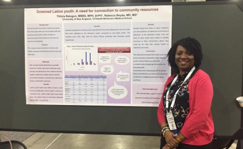 Titilola Balogun presented, “Detained Latino youth: a need for connection to community resources” 