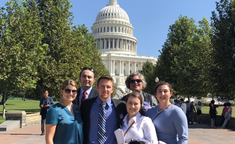 UNE Occupational Therapy Students meet with members of Congress on Capitol Hill 