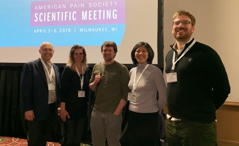 Members of the Center for Excellence in the Neurosciences recently traveled to Milwaukee for conferences on pain