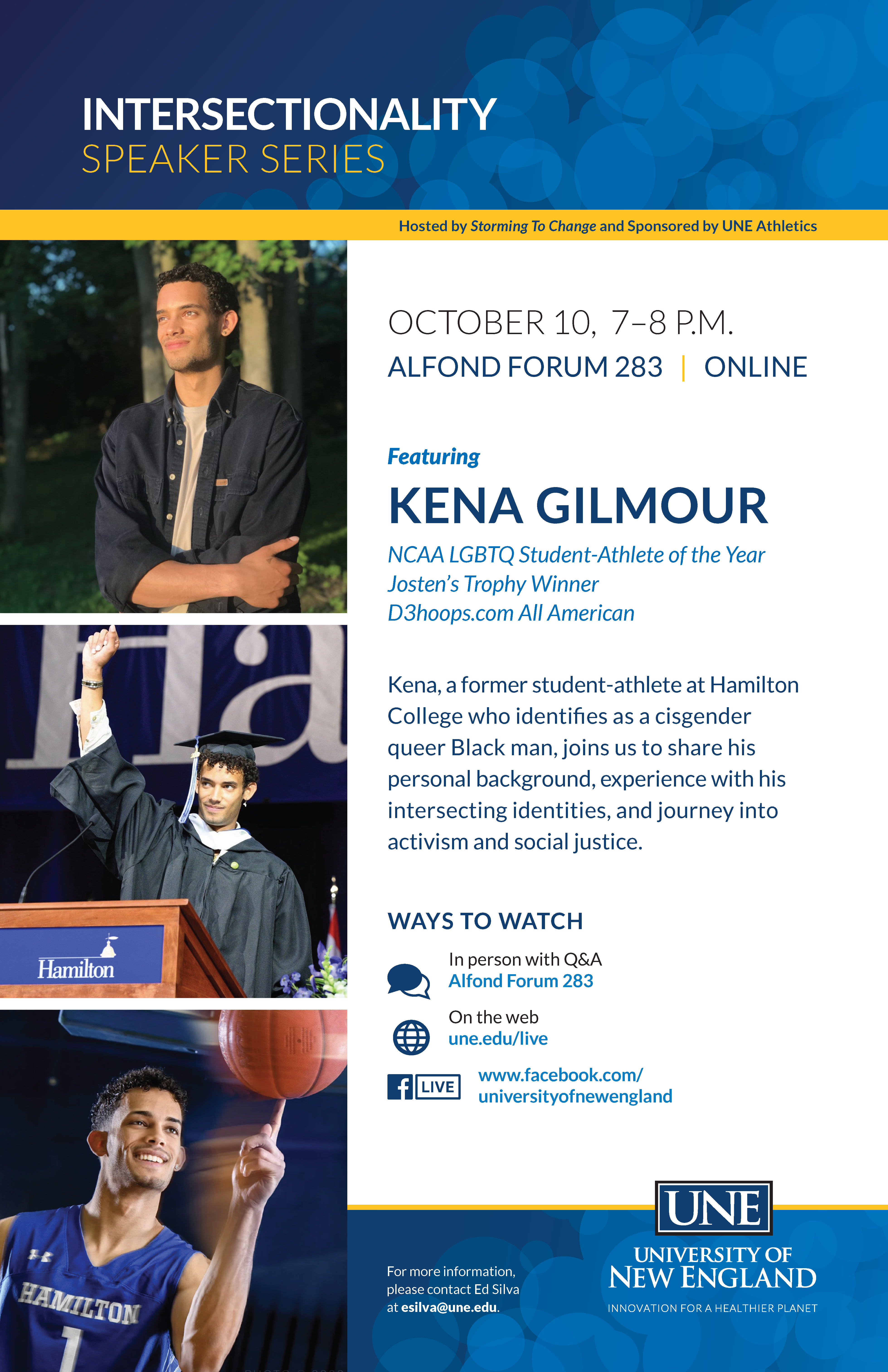 Intersectionality Speaker Series poster