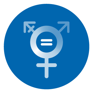 An illustration of a gender inclusion symbol