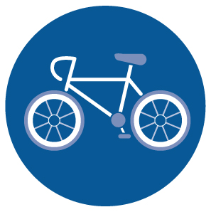 Graphic of a bicycle