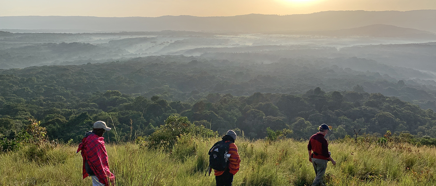 Walking in Kenya