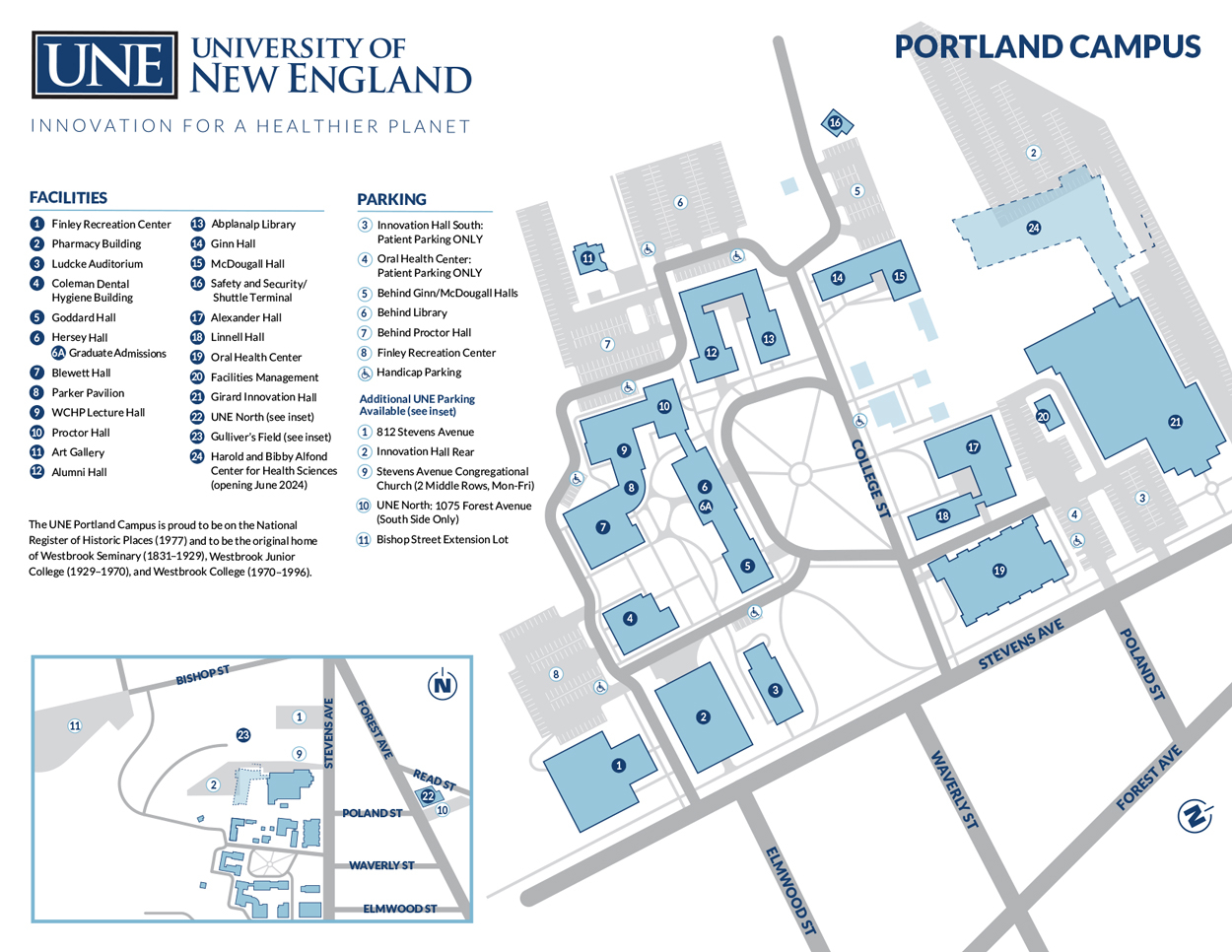 Campus Parking Map