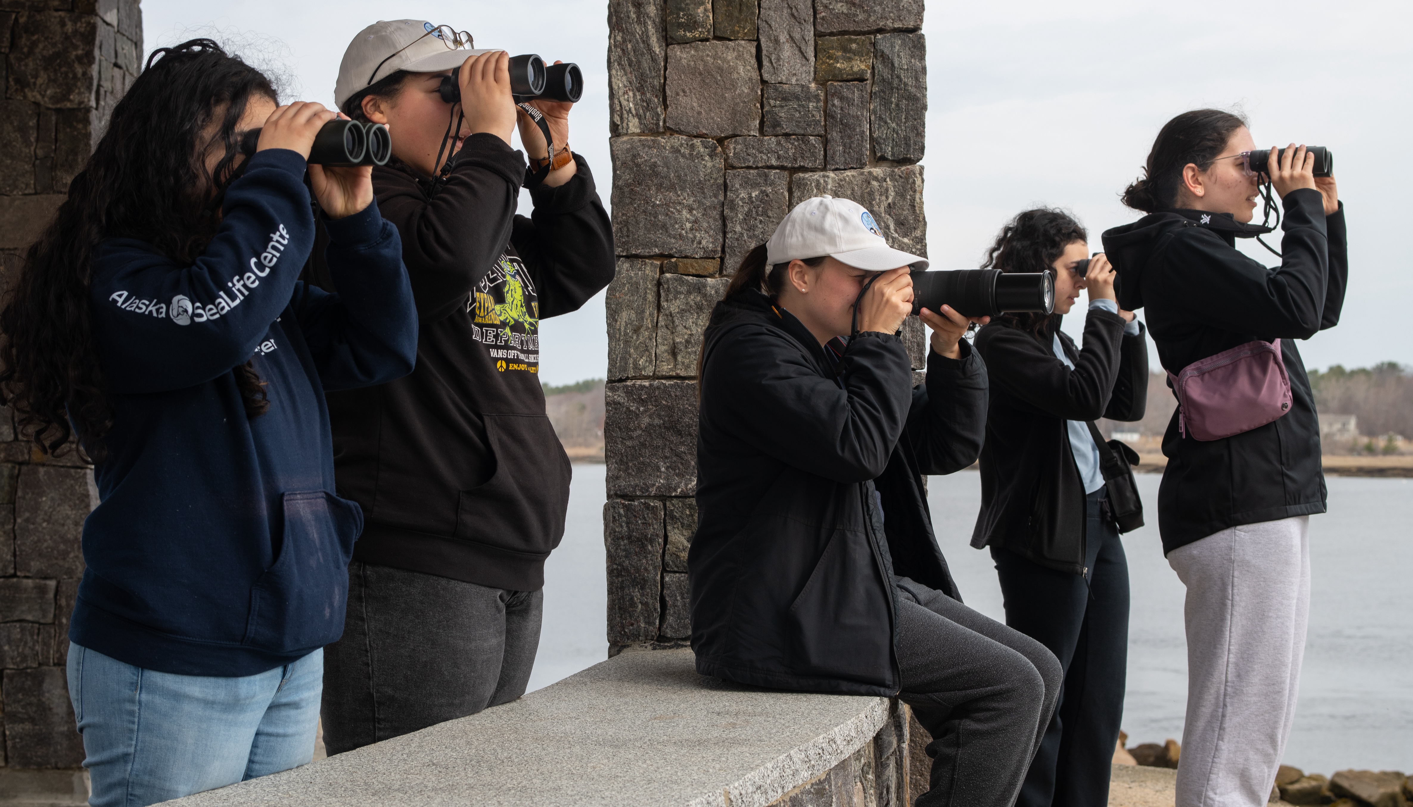 As the president UNE Birders, Haley Hines chose to meld their love of birds with a desire to help others  