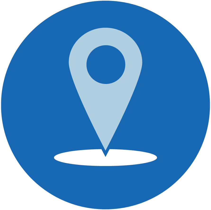 An illustration of a map pin