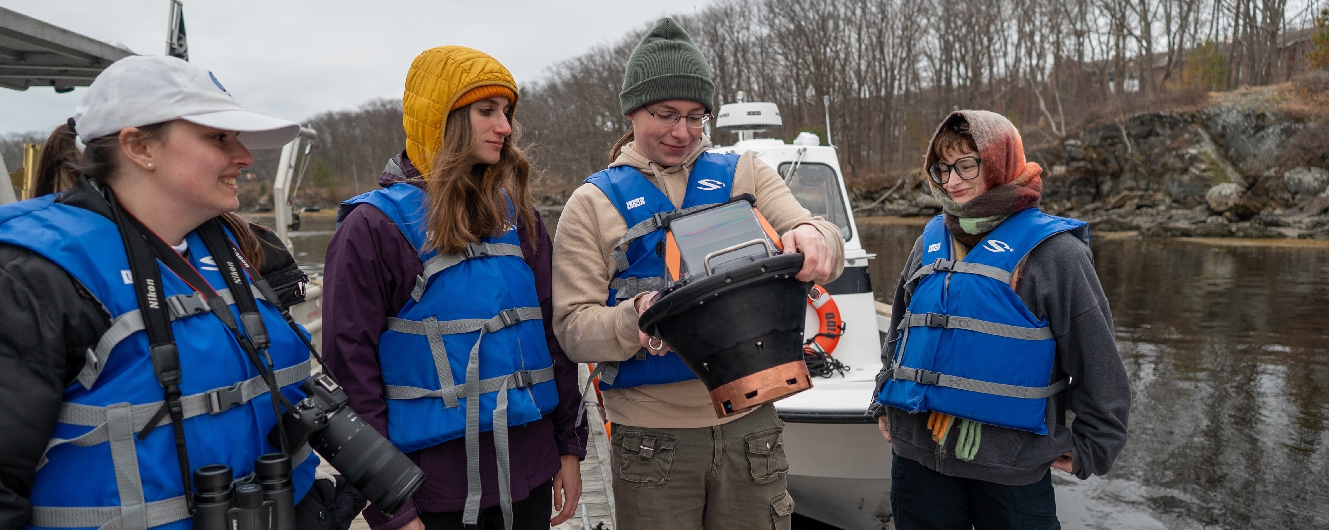 UNE students track coastal currents, aided by technology from Portland start-up