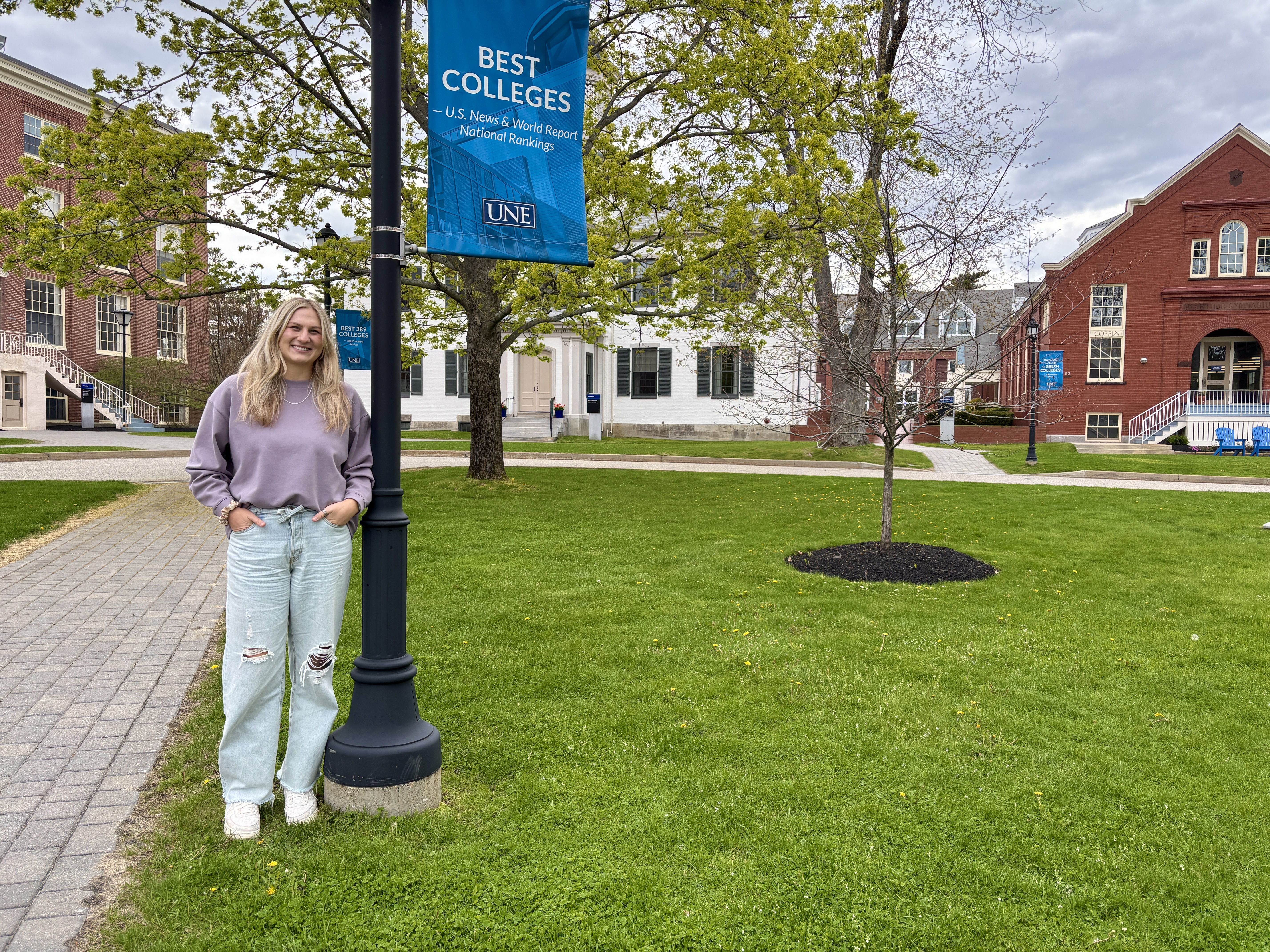 Brittany Conley traveled across the country to Maine to earn her degree, but she now hopes to bring her expertise back home to the Choctaw Nation in Oklahoma 