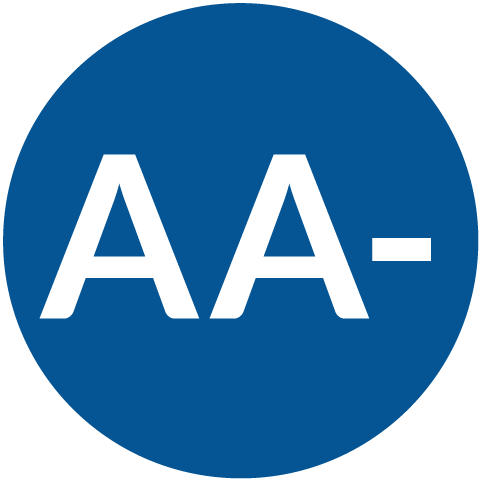 Icon that displays A A minus