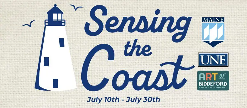 Web banner for 'Sensing the Coast' exhibit