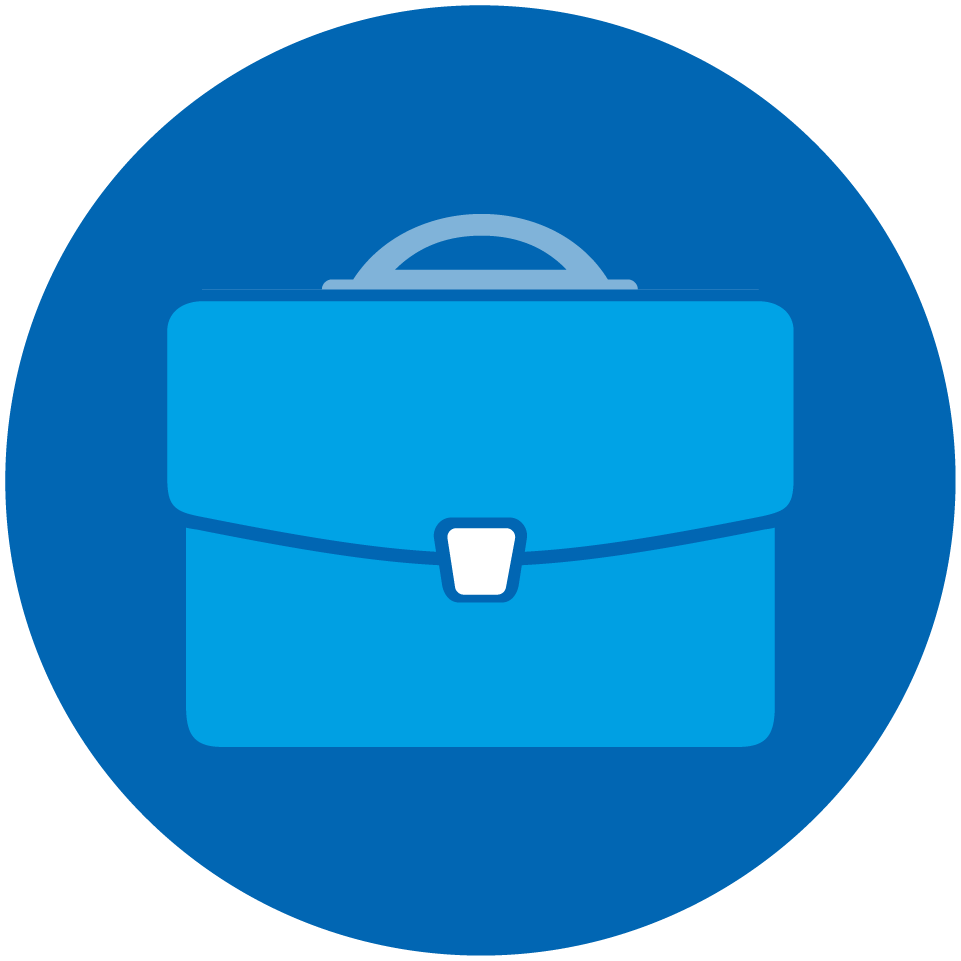 Icon of a briefcase