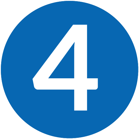An icon with the number four