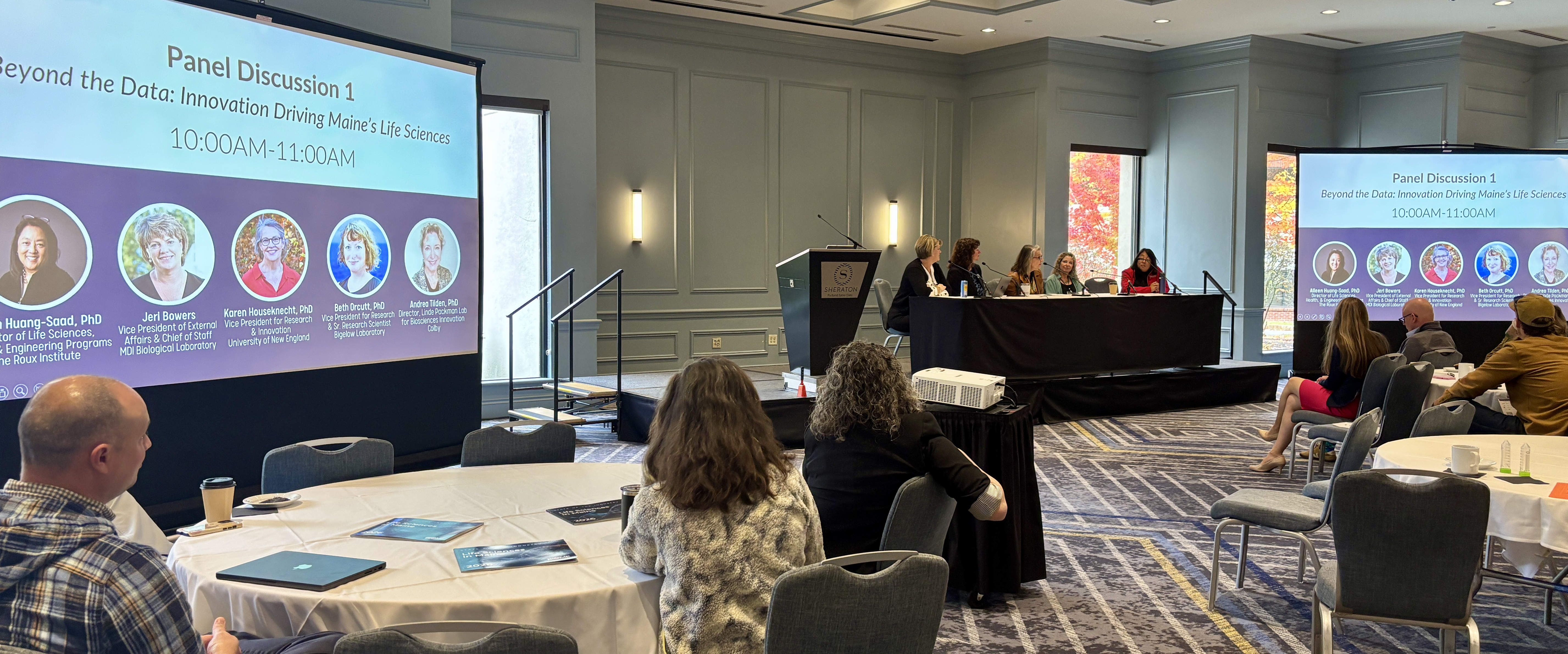 As BioME Conference celebrates industry successes in Maine, keynote panelist Karen Houseknecht, Ph.D., vice president of Research and Innovation at UNE, highlights notable advances at the University 