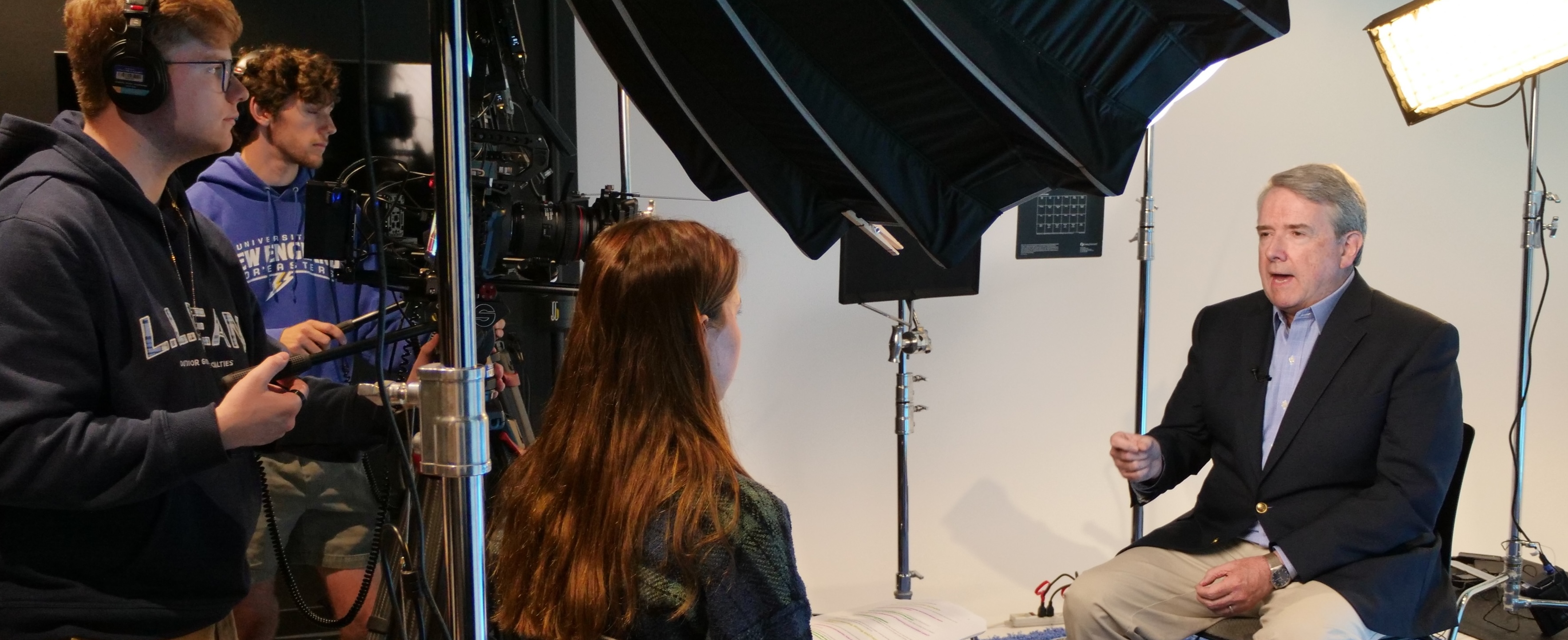 Former Maine TV journalist Pat Callaghan advises UNE students to cultivate ‘diverse skillset’