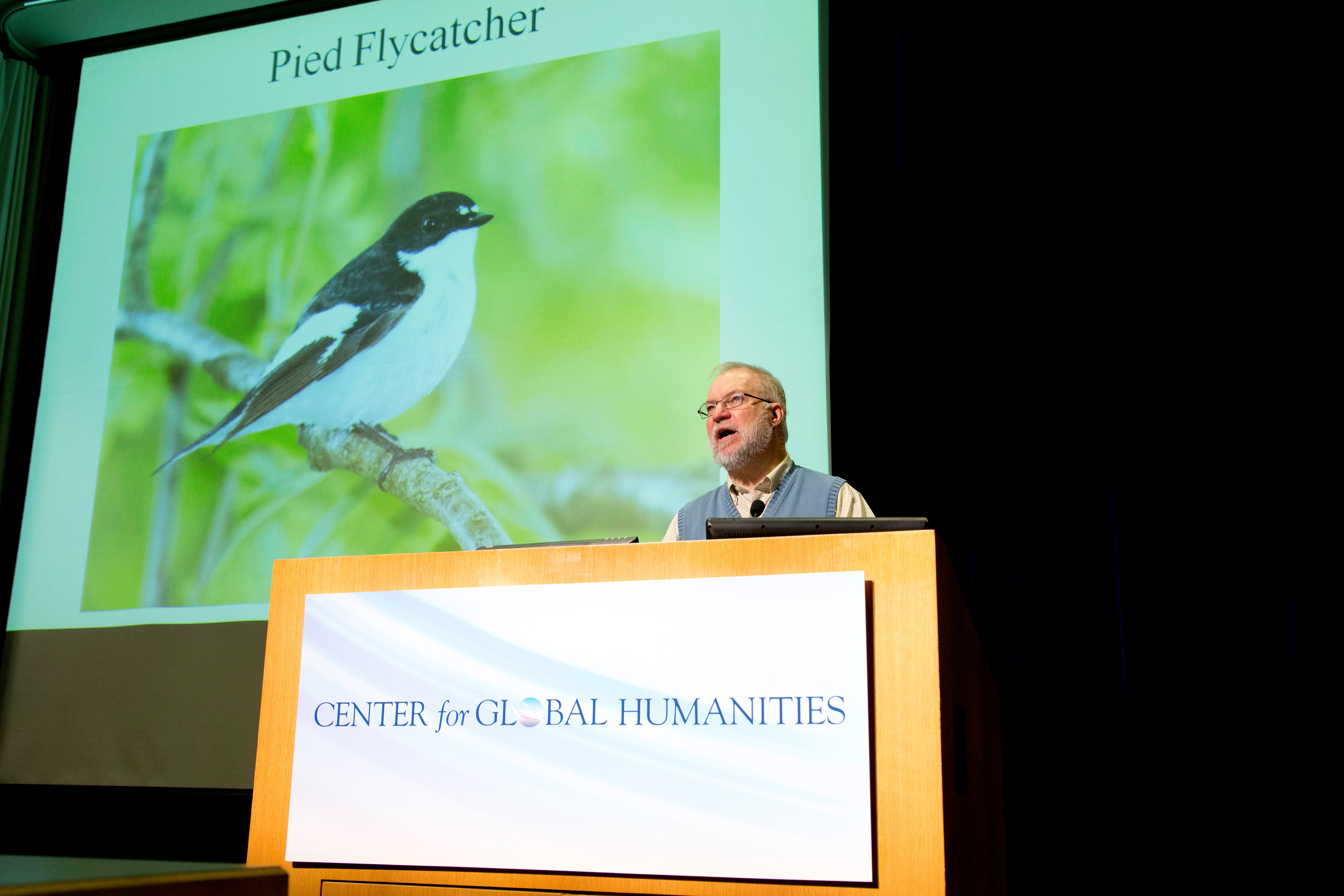 Herb Wilson presenting at CGH lecture