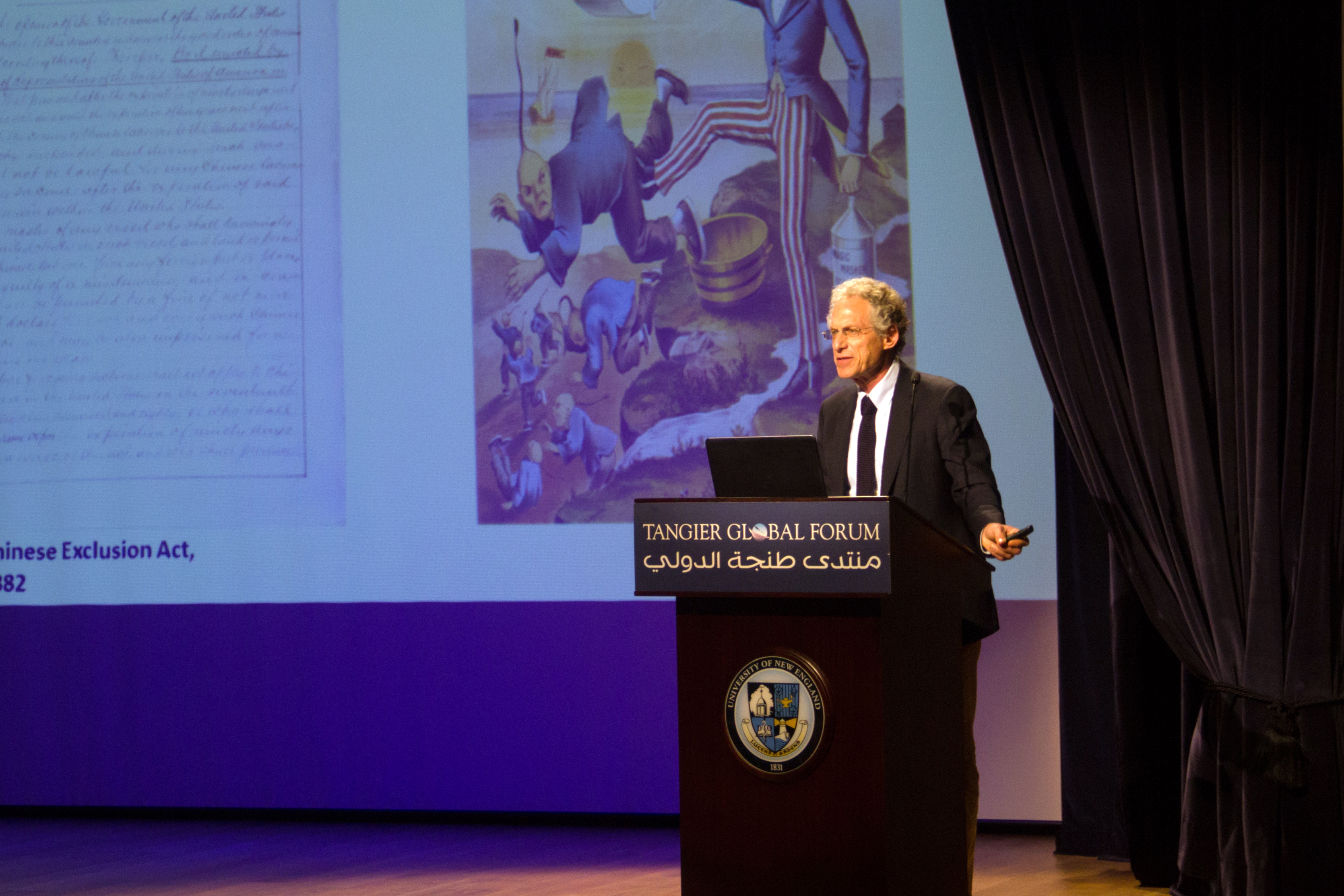 Edward Berenson Lecturing at Tangier Global Forum