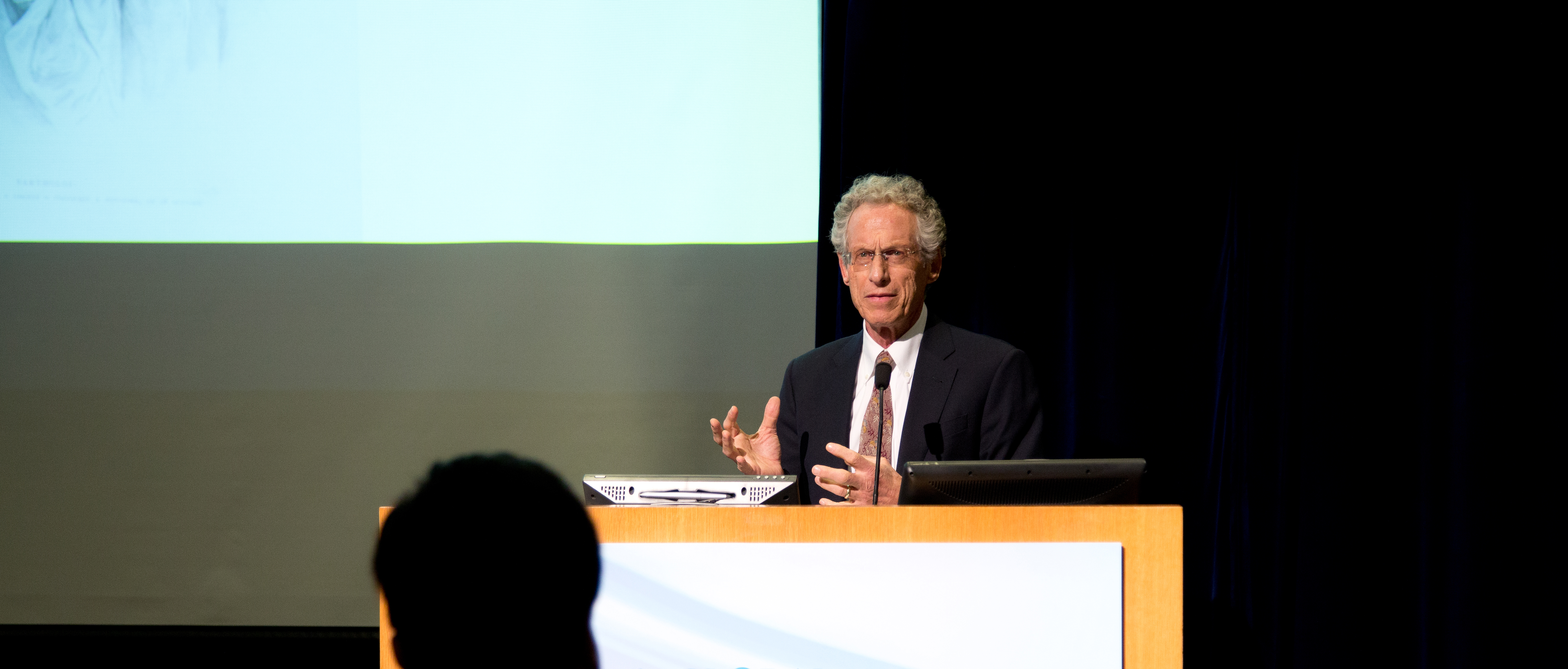 Edward Berenson giving a lecture at the Center for Global Humanities