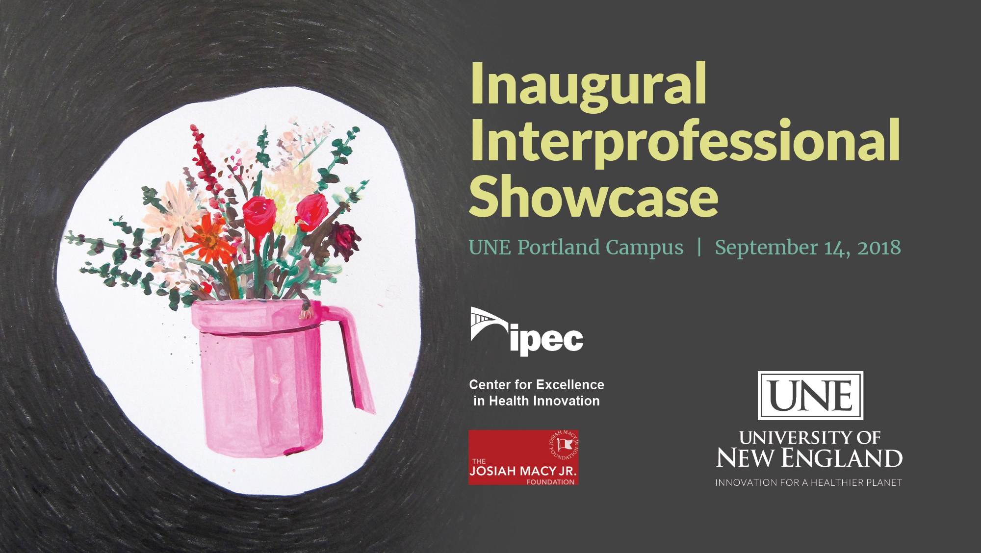 Opening slide of the Inaugural interprofessional showcase presentation