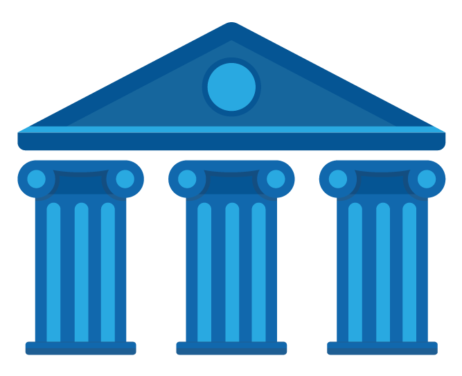 graphic of pillars