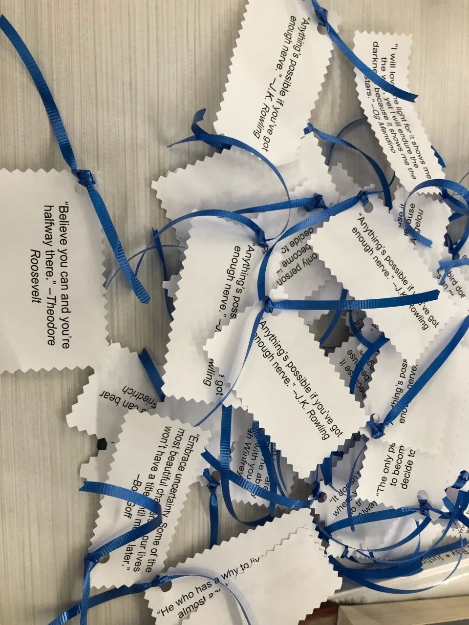 Notes of affirmation for Milestone Recovery clients