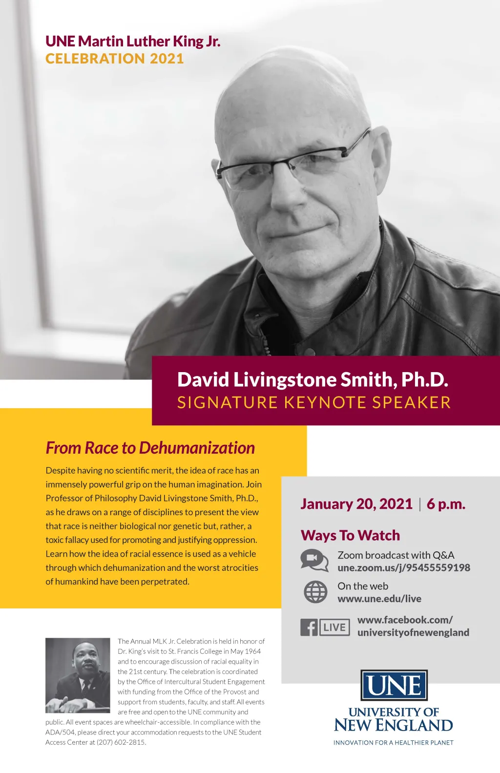 David Livingstone Smith MLK poster