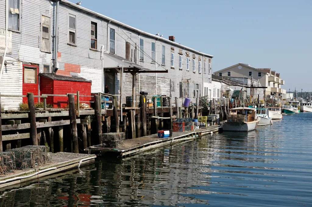 Portland, Maine working waterfront near University of New England.