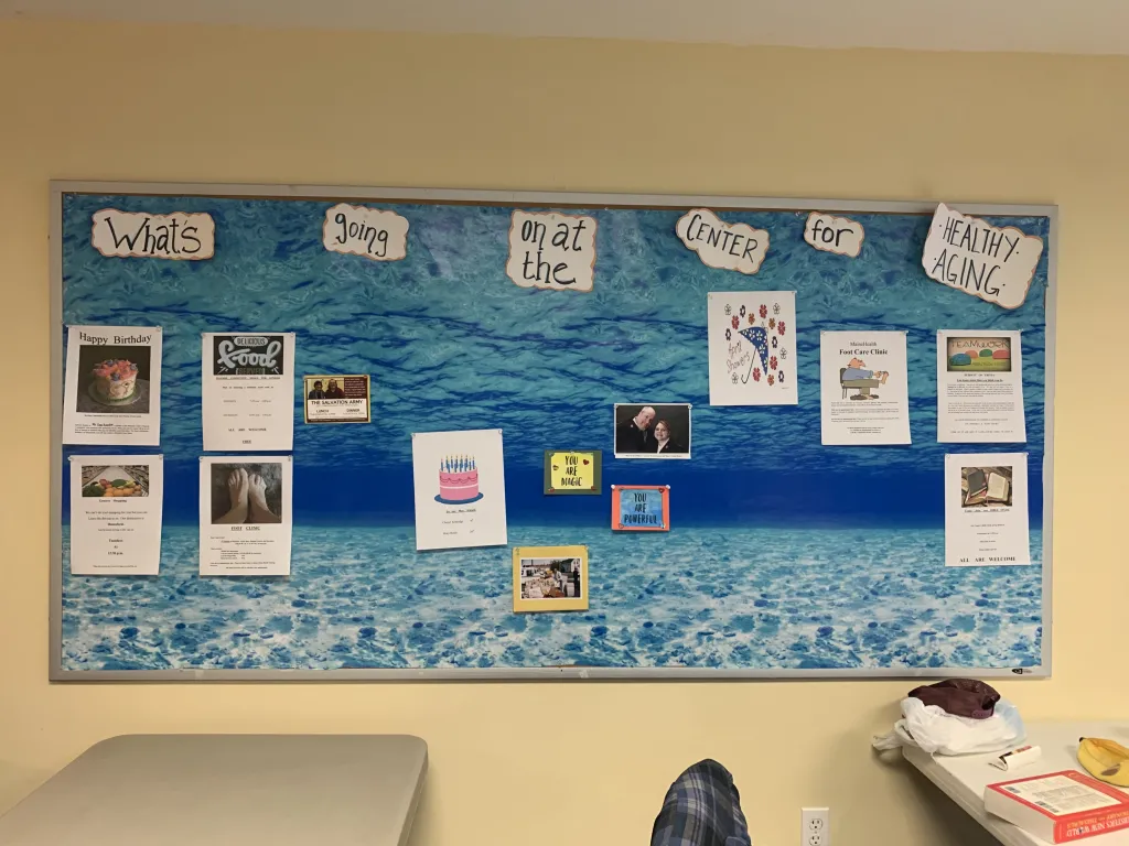 Affirmations and program updates at the Center for Healthy Aging