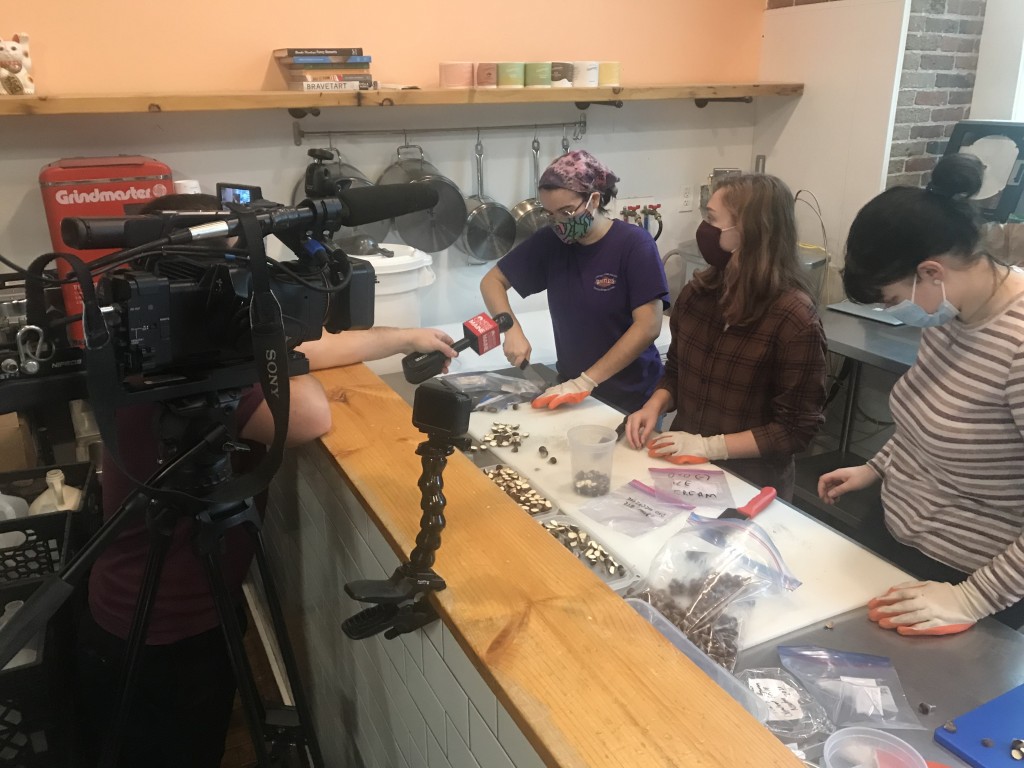 Students interviewed for NEWS CENTER Maine report