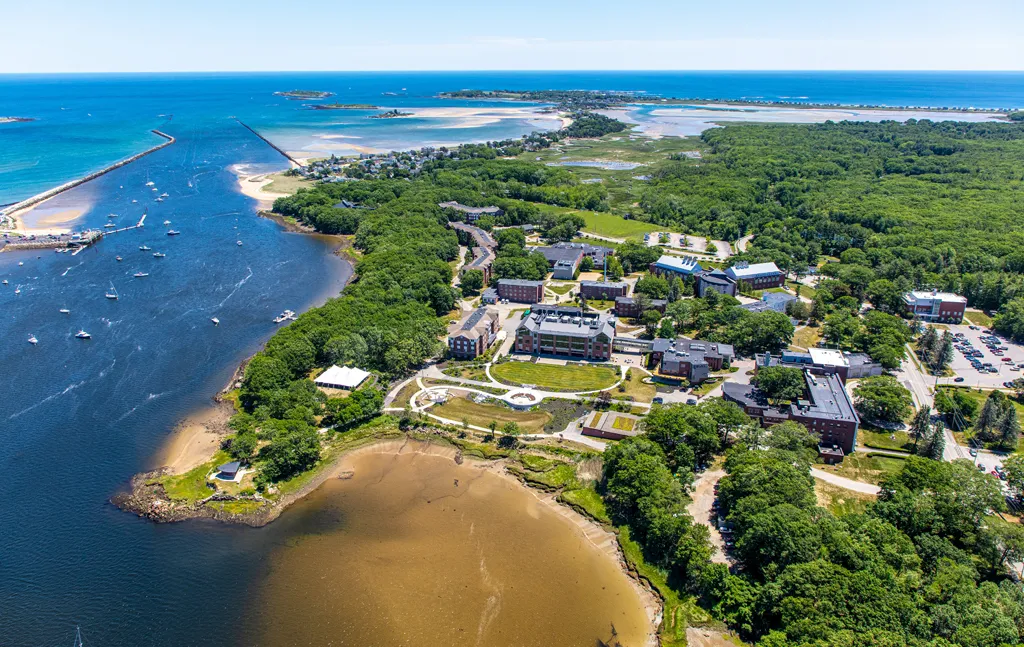 Aerial of the Biddeford Campus