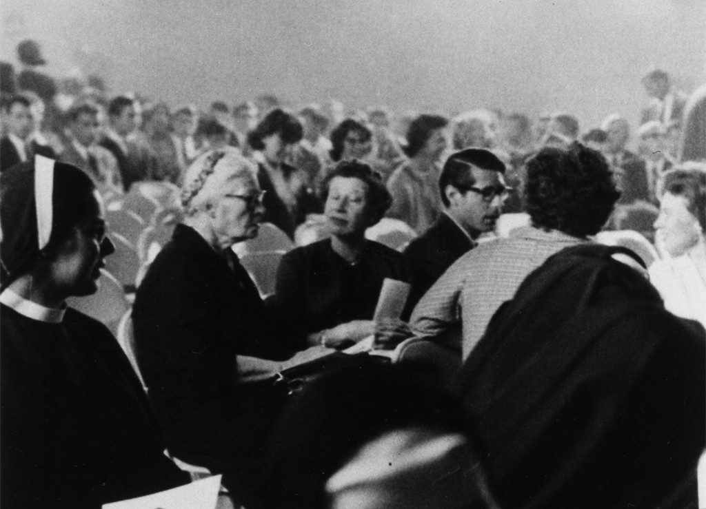 Crowd at the Human Rights Symposium, 1964