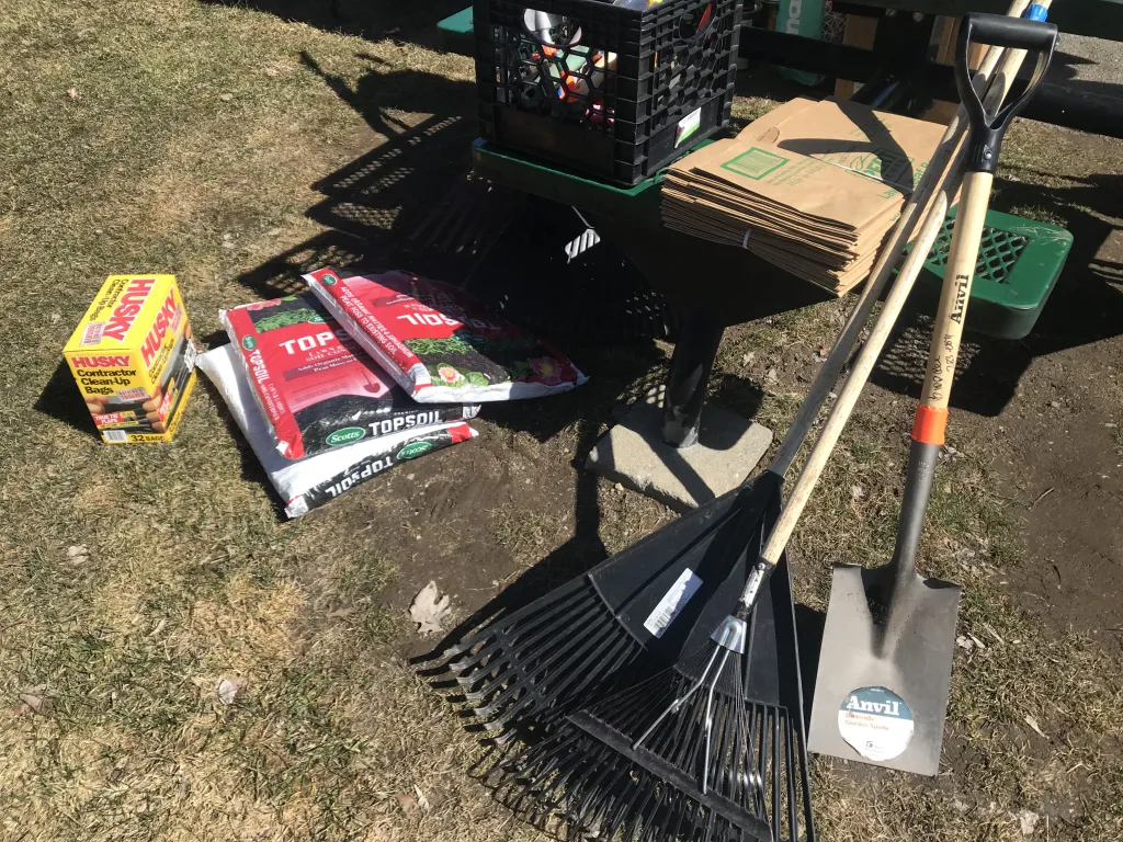 Photo of garden supplies